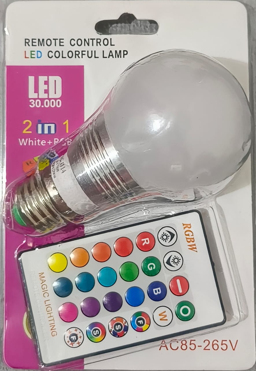 Remote control LED colorful lamp